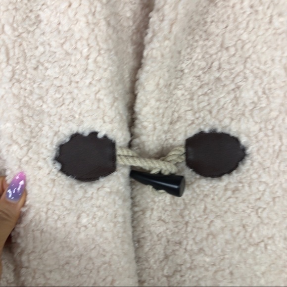 J. Crew Cream Sherpa Coat K2605 - Picture 5 of 10